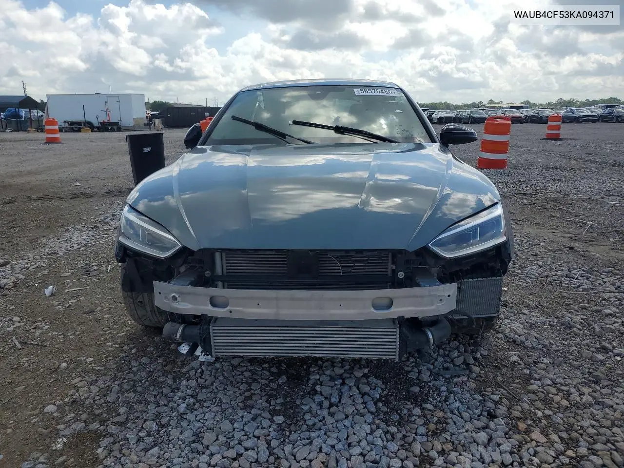 WAUB4CF53KA094371 2019 Audi S5 Premium Plus