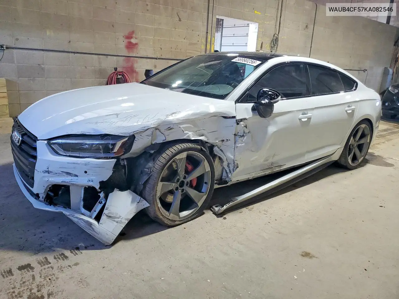 2019 Audi S5 Premium Plus VIN: WAUB4CF57KA082546 Lot: 56990256