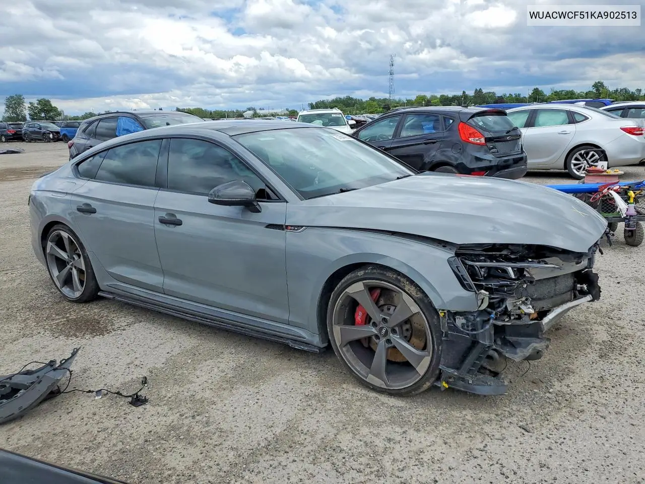 2019 Audi Rs5 VIN: WUACWCF51KA902513 Lot: 57644266