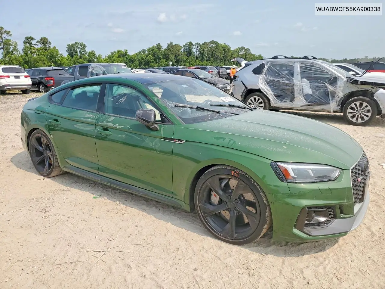 2019 Audi Rs5 VIN: WUABWCF55KA900338 Lot: 58515376