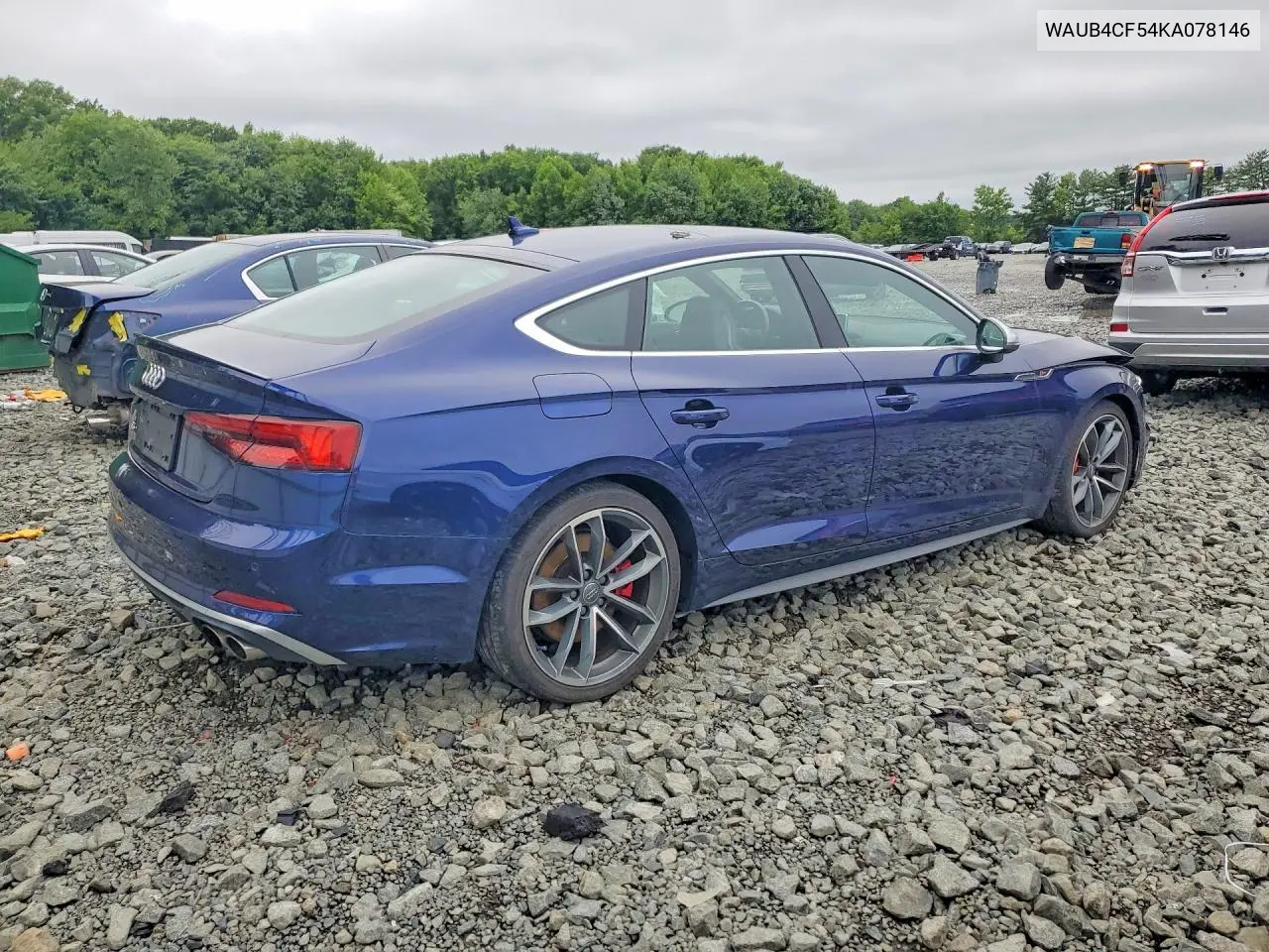 2019 Audi S5 Premium Plus VIN: WAUB4CF54KA078146 Lot: 59362366
