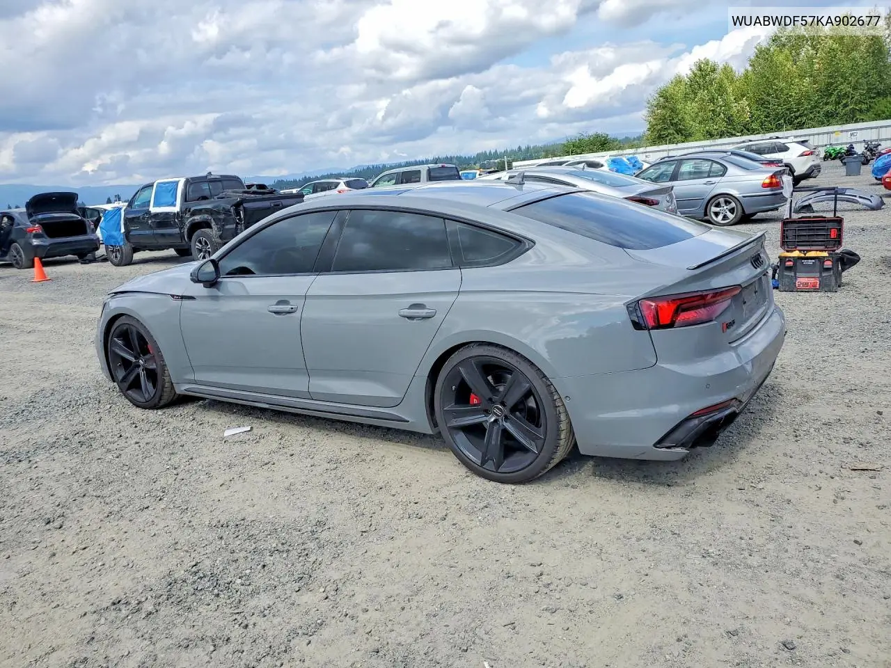 2019 Audi Rs5 VIN: WUABWDF57KA902677 Lot: 59852336