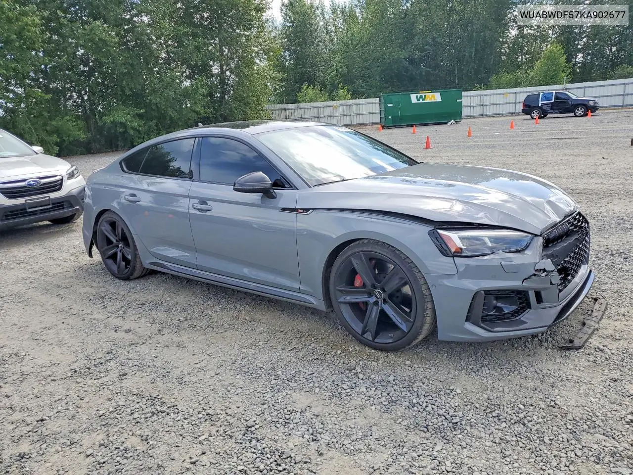 2019 Audi Rs5 VIN: WUABWDF57KA902677 Lot: 59852336