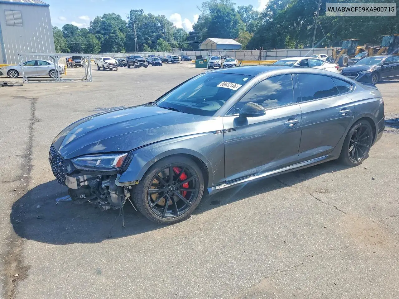 2019 Audi Rs5 VIN: WUABWCF59KA900715 Lot: 59922146