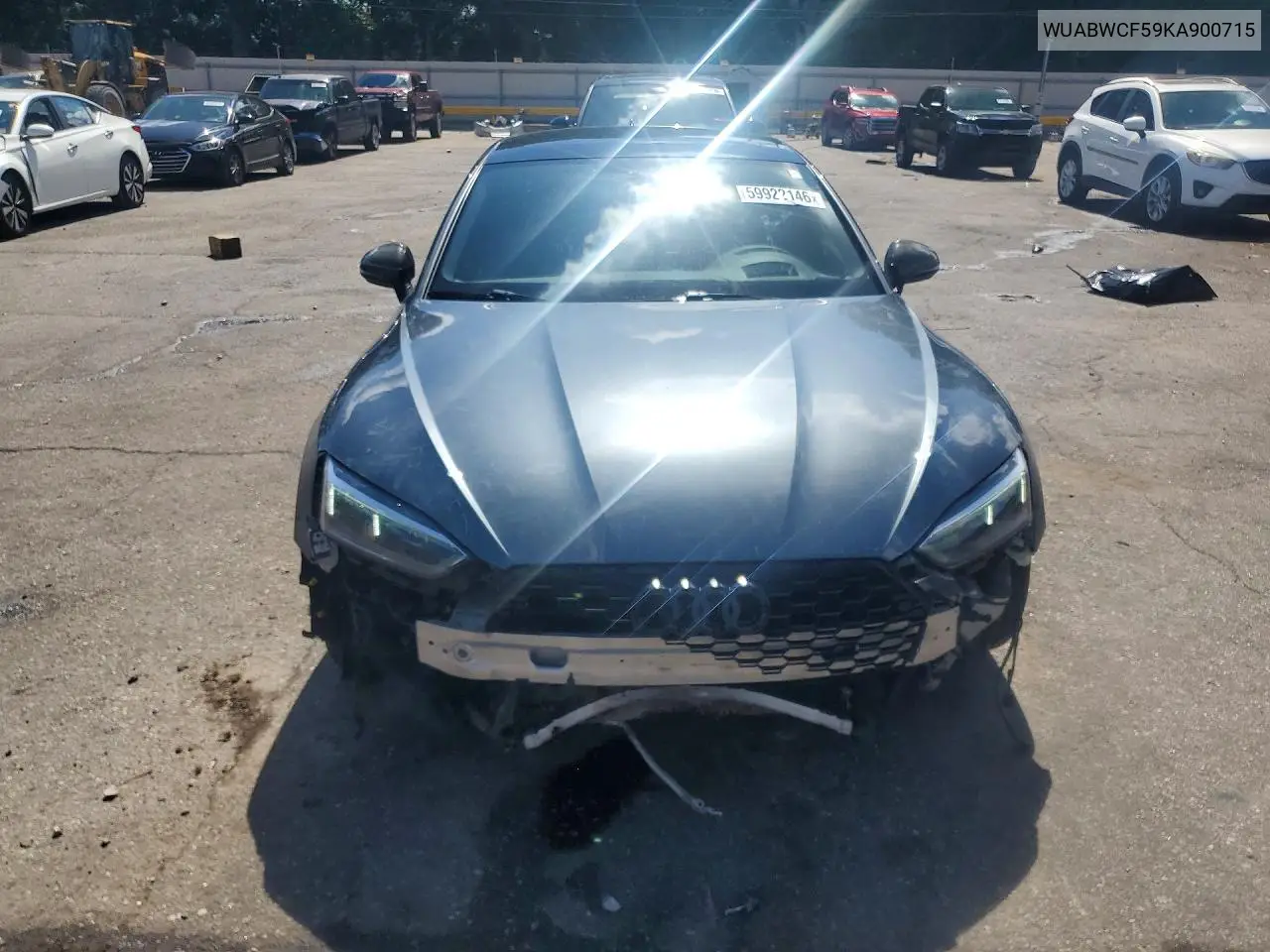 2019 Audi Rs5 VIN: WUABWCF59KA900715 Lot: 59922146