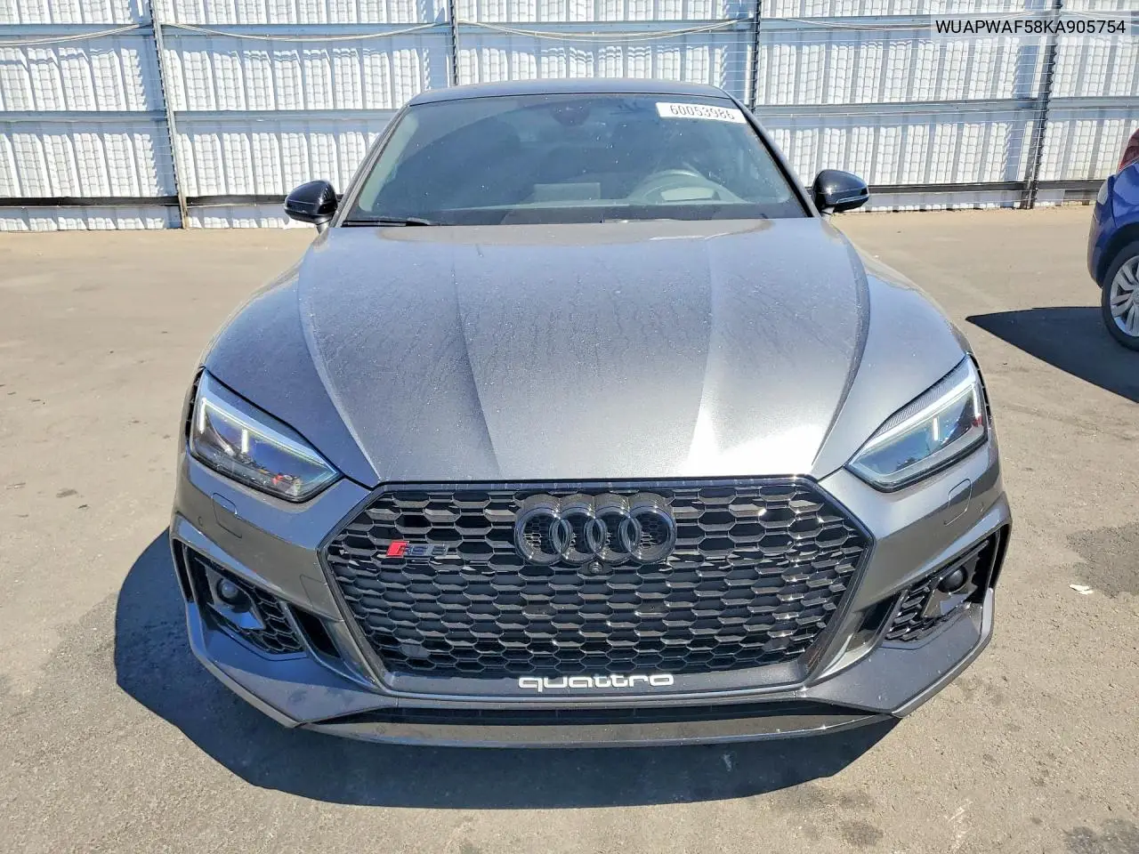 2019 Audi Rs5 VIN: WUAPWAF58KA905754 Lot: 60053986