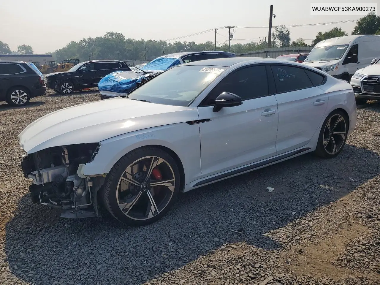2019 Audi Rs5 VIN: WUABWCF53KA900273 Lot: 61696516