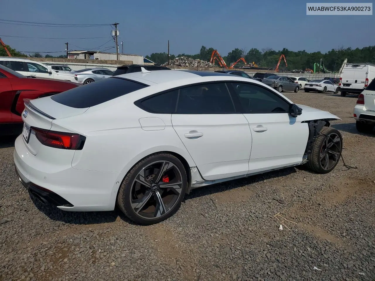2019 Audi Rs5 VIN: WUABWCF53KA900273 Lot: 61696516