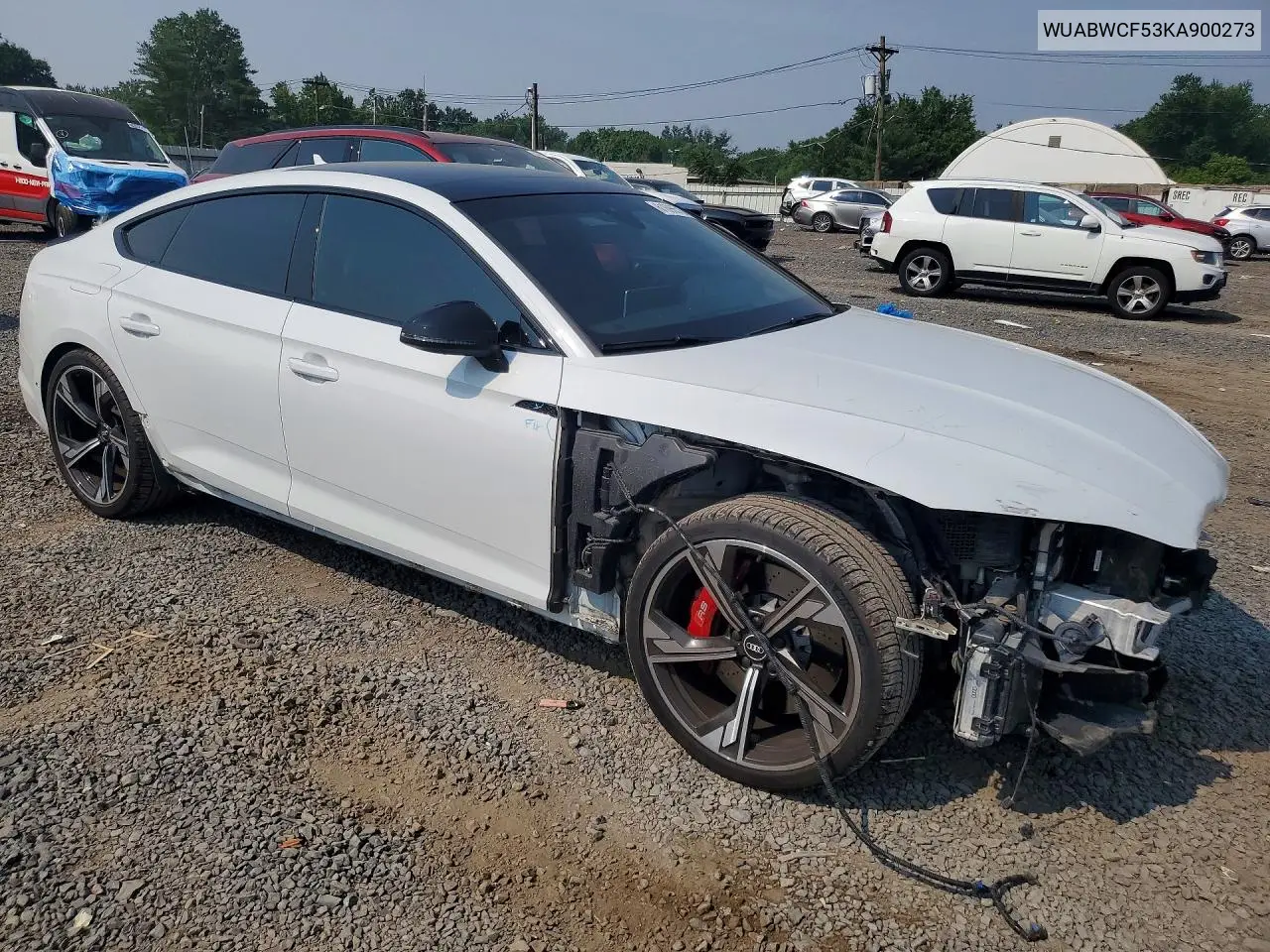2019 Audi Rs5 VIN: WUABWCF53KA900273 Lot: 61696516
