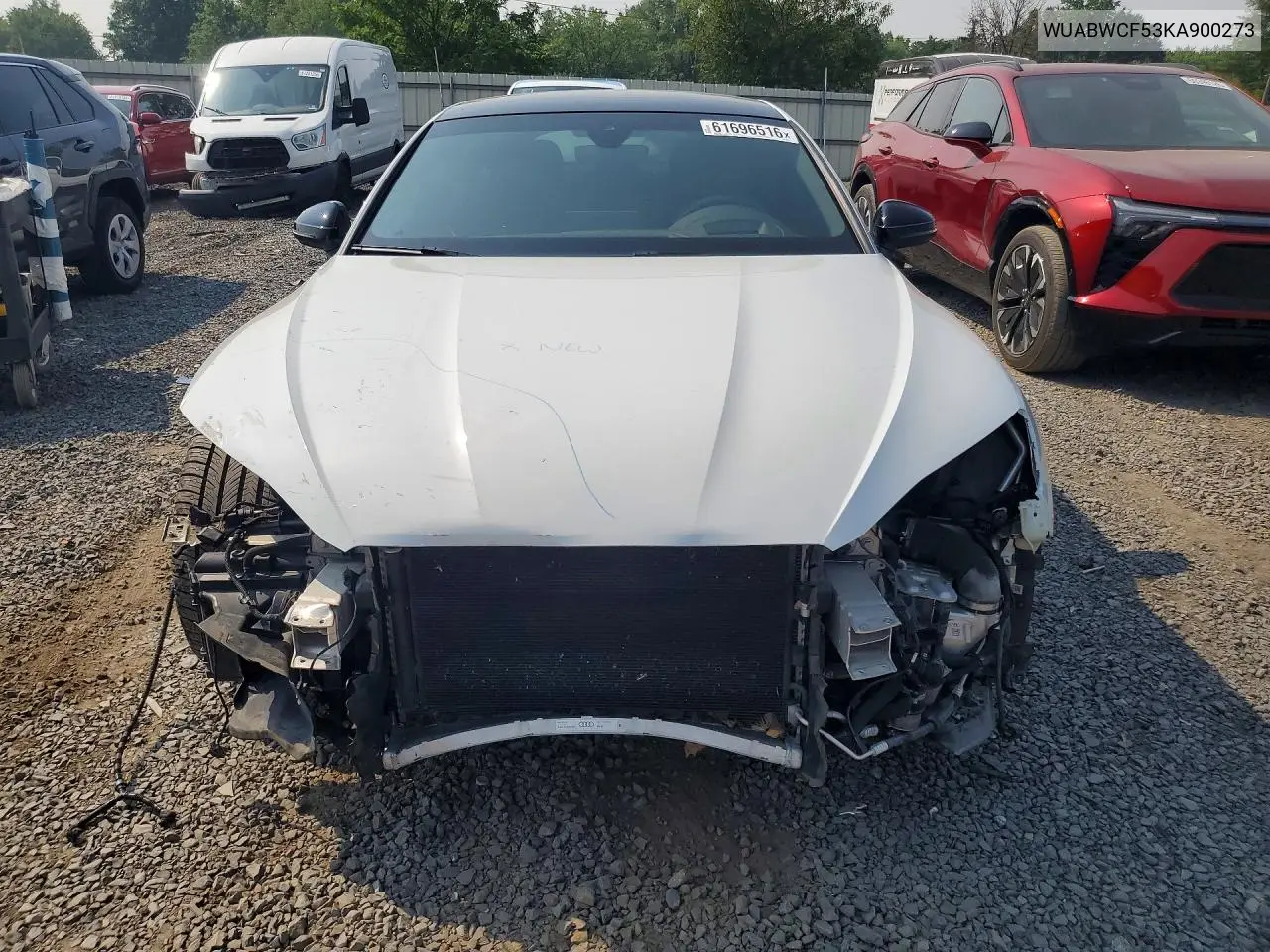 2019 Audi Rs5 VIN: WUABWCF53KA900273 Lot: 61696516