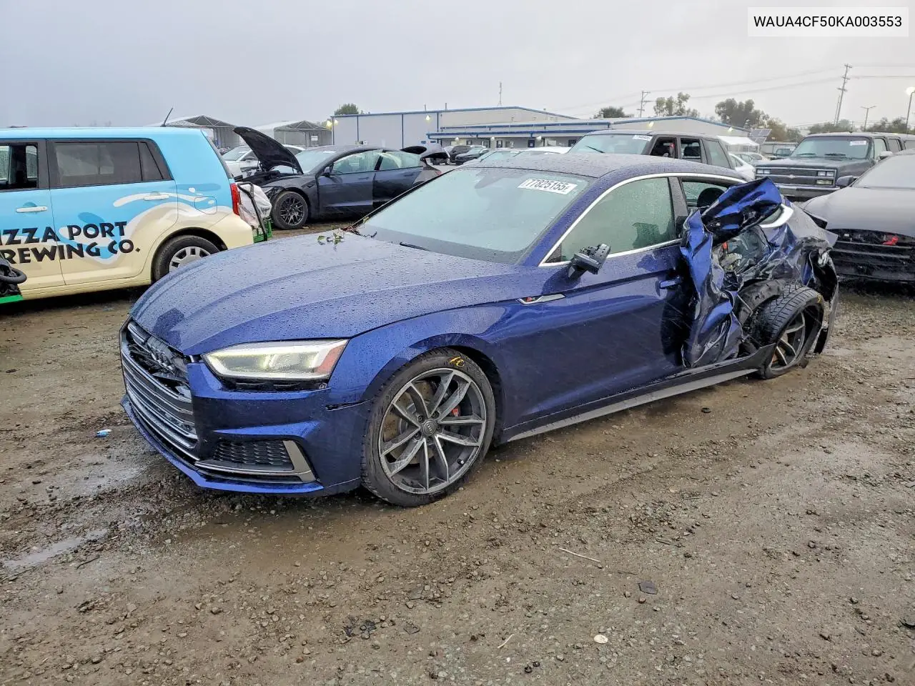 2019 Audi S5 Premium VIN: WAUA4CF50KA003553 Lot: 77825155