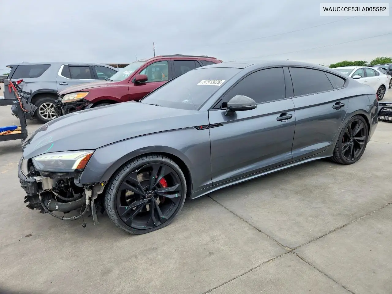 2020 Audi S5 Premium Plus VIN: WAUC4CF53LA005582 Lot: 51912026