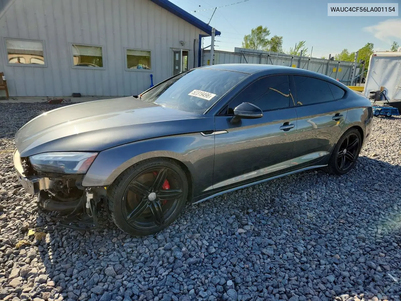 2020 Audi S5 Premium Plus VIN: WAUC4CF56LA001154 Lot: 52319496