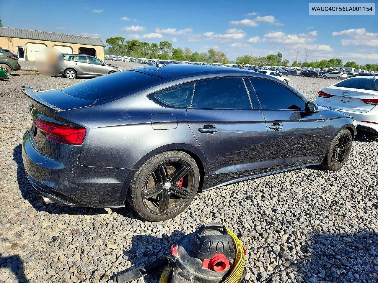 2020 Audi S5 Premium Plus VIN: WAUC4CF56LA001154 Lot: 52319496