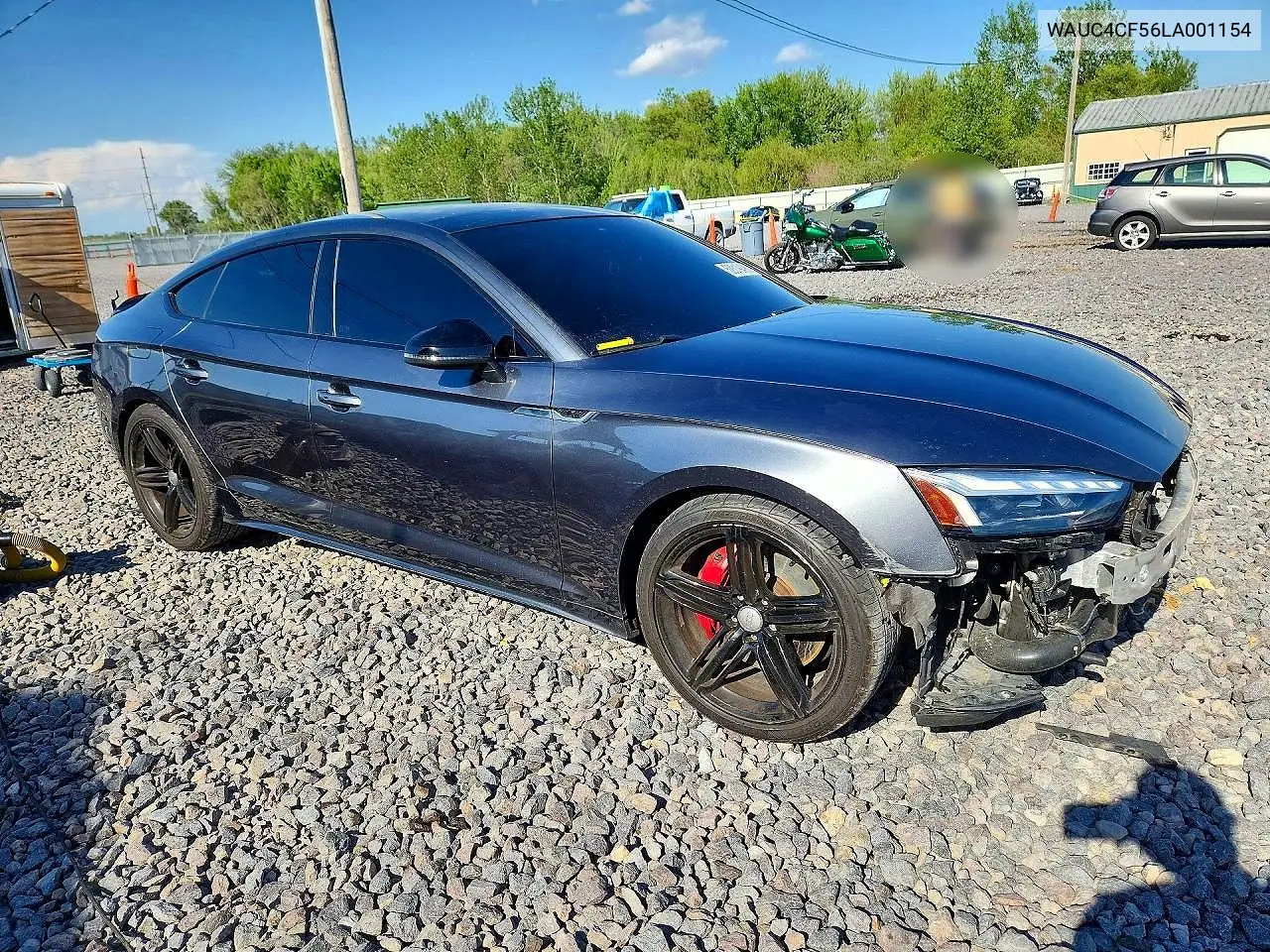 2020 Audi S5 Premium Plus VIN: WAUC4CF56LA001154 Lot: 52319496