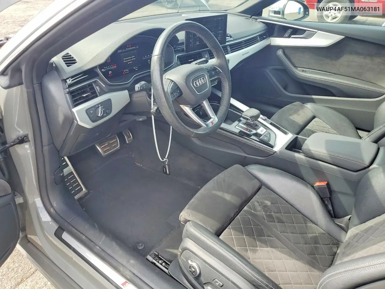 2021 Audi S5 Premium Plus VIN: WAUP4AF51MA063181 Lot: 54757366