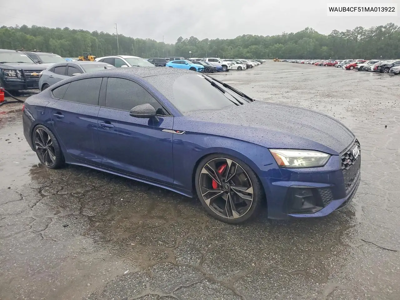 2021 Audi S5 Prestige VIN: WAUB4CF51MA013922 Lot: 57887286