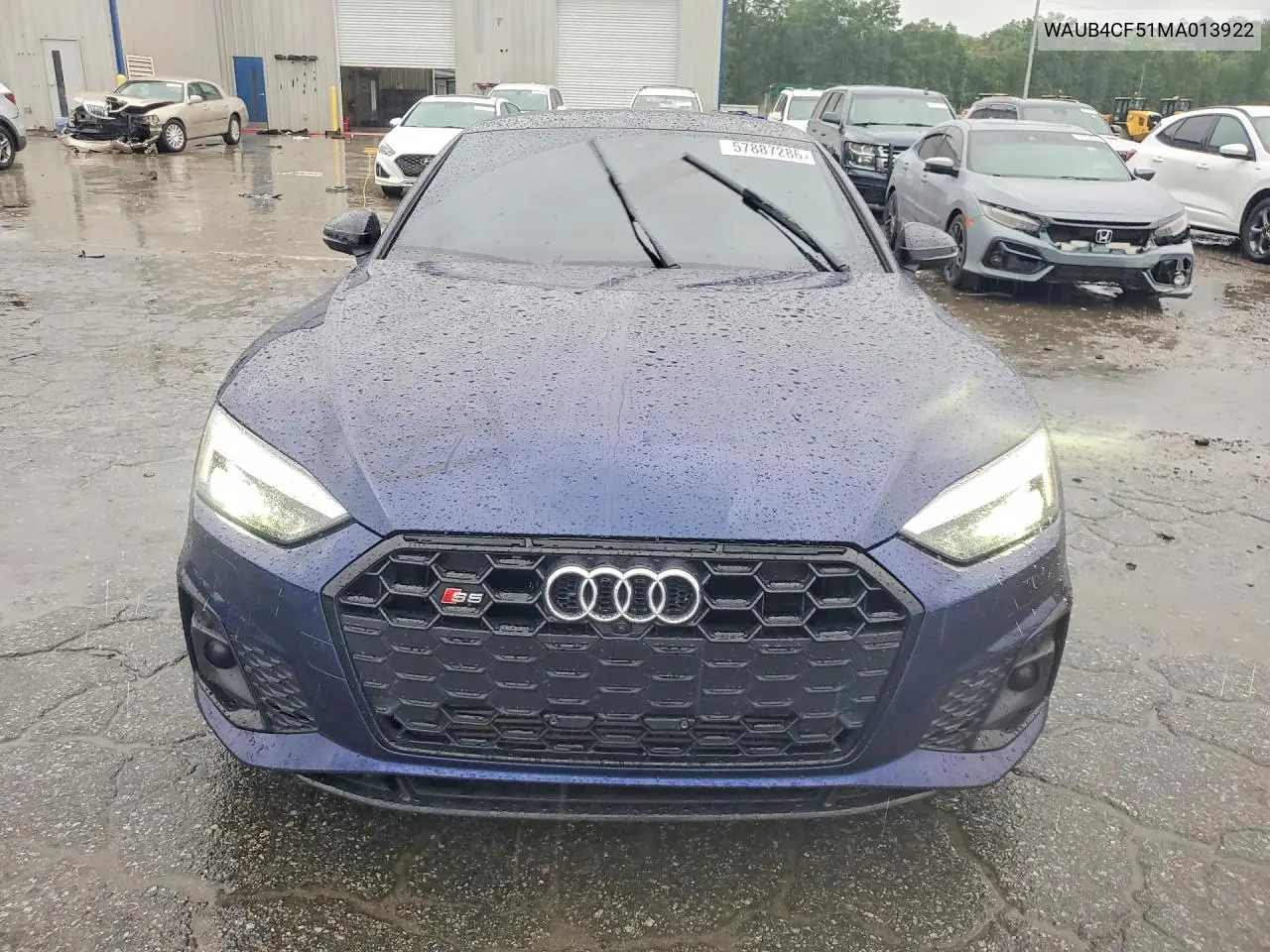 2021 Audi S5 Prestige VIN: WAUB4CF51MA013922 Lot: 57887286