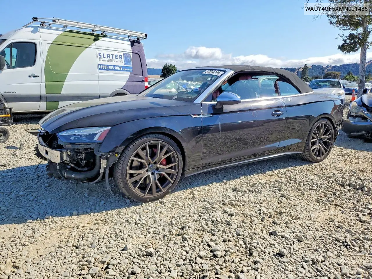 2021 Audi S5 Prestige VIN: WAUY4GF5XMN001486 Lot: 57914146