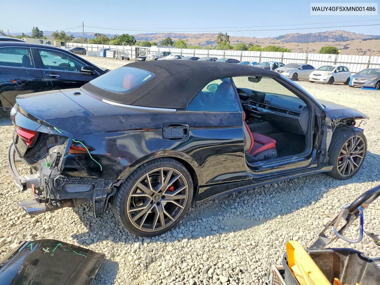 2021 Audi S5 Prestige VIN: WAUY4GF5XMN001486 Lot: 57914146
