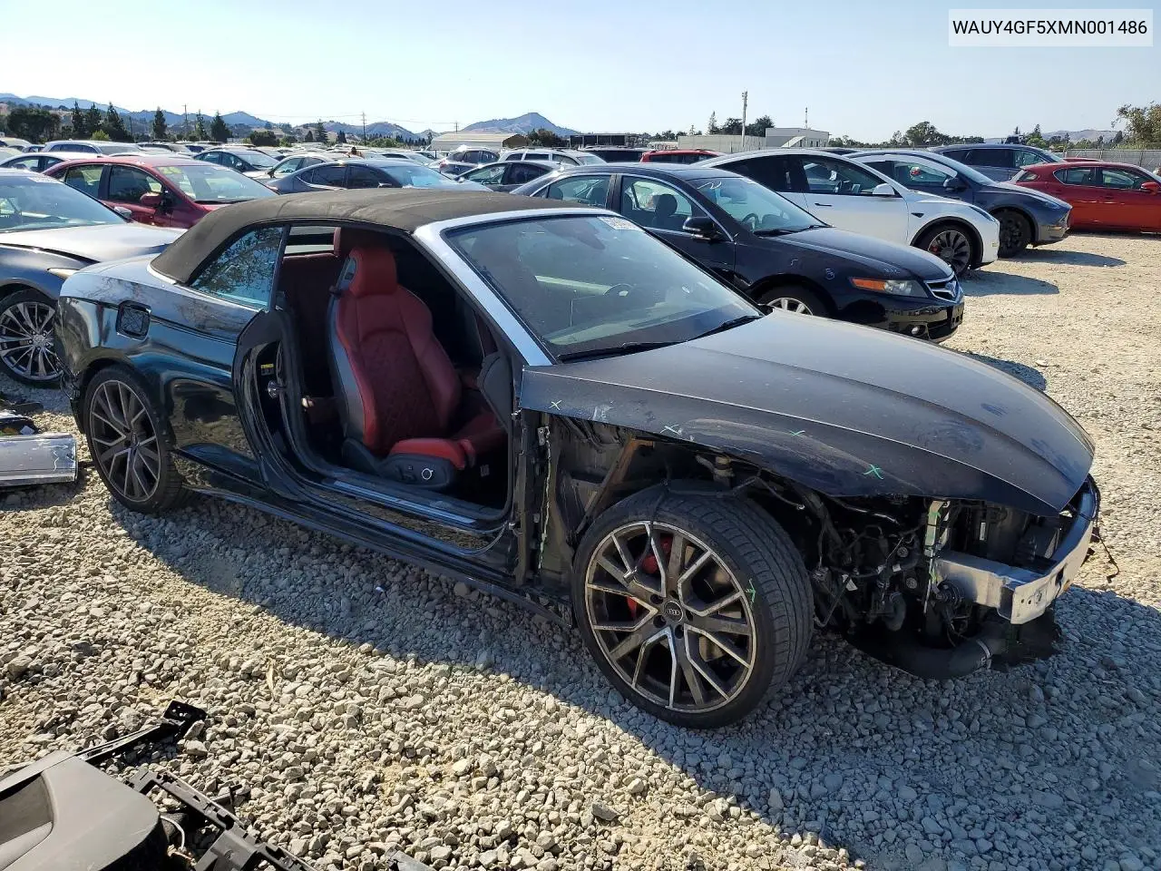 2021 Audi S5 Prestige VIN: WAUY4GF5XMN001486 Lot: 57914146