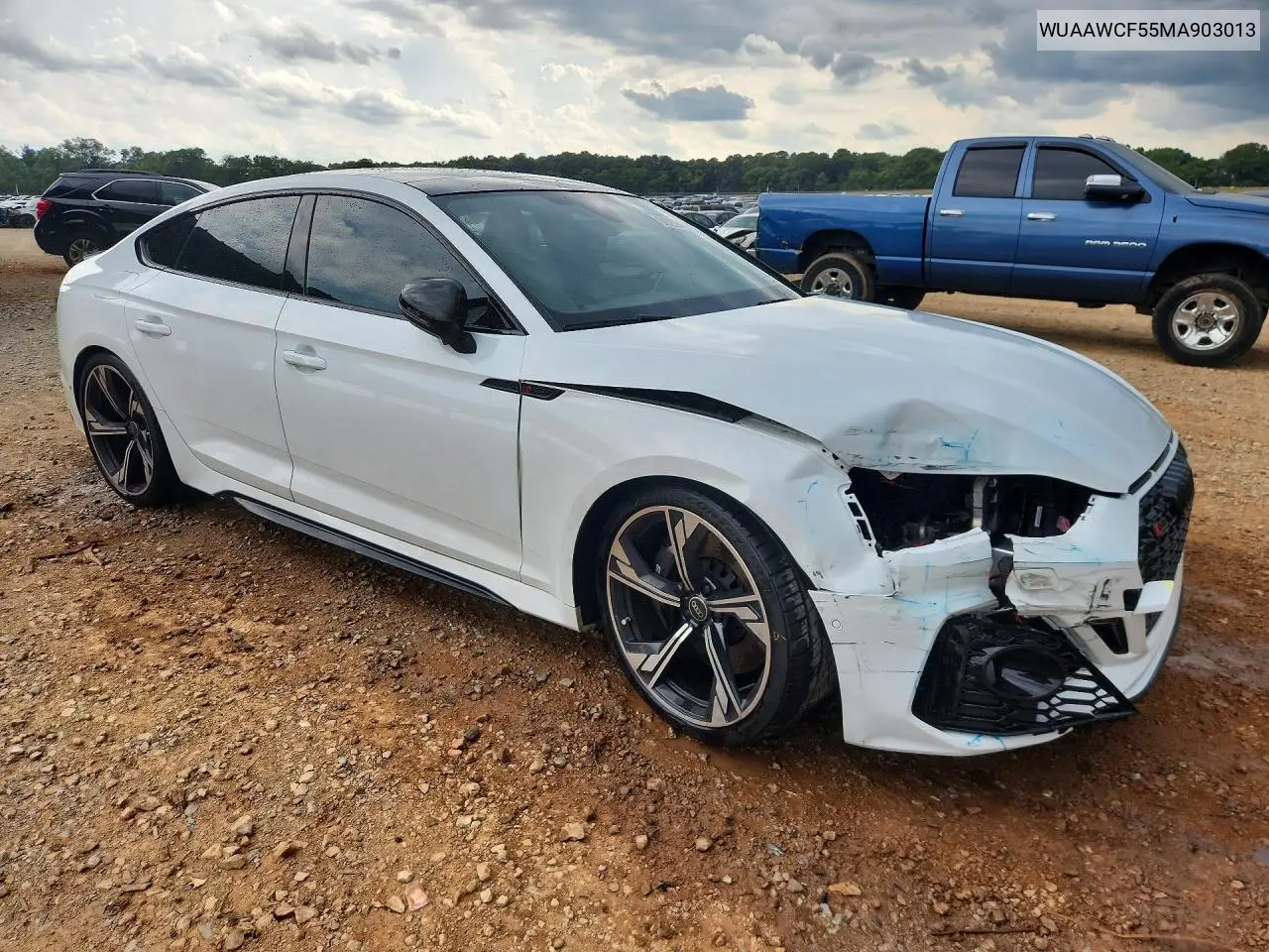 2021 Audi Rs5 VIN: WUAAWCF55MA903013 Lot: 60204076