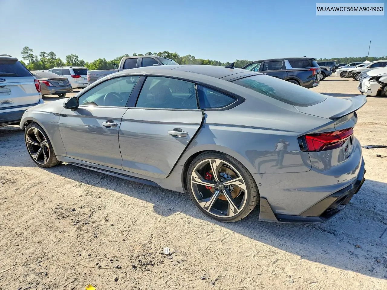 2021 Audi Rs5 VIN: WUAAWCF56MA904963 Lot: 61055126