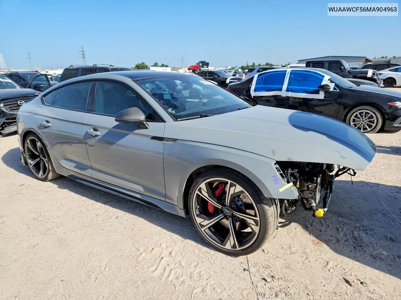 2021 Audi Rs5 VIN: WUAAWCF56MA904963 Lot: 61055126