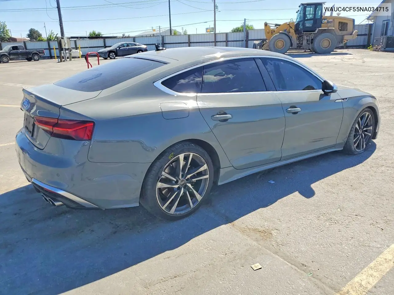 2022 Audi S5 Premium Plus VIN: WAUC4CF55NA034715 Lot: 54447386