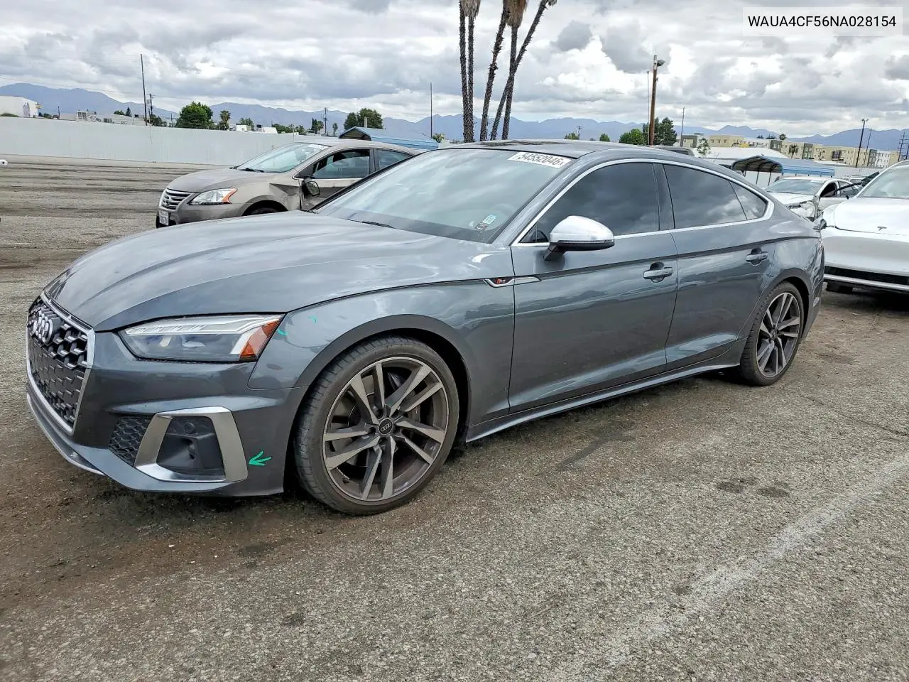 2022 Audi S5 Premium VIN: WAUA4CF56NA028154 Lot: 54552046