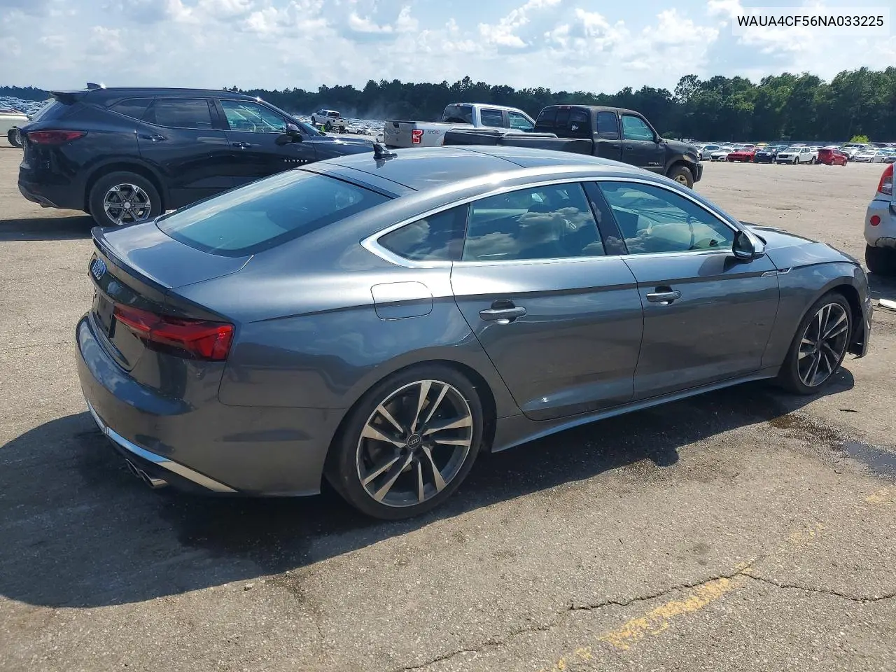 2022 Audi S5 Premium VIN: WAUA4CF56NA033225 Lot: 59191446