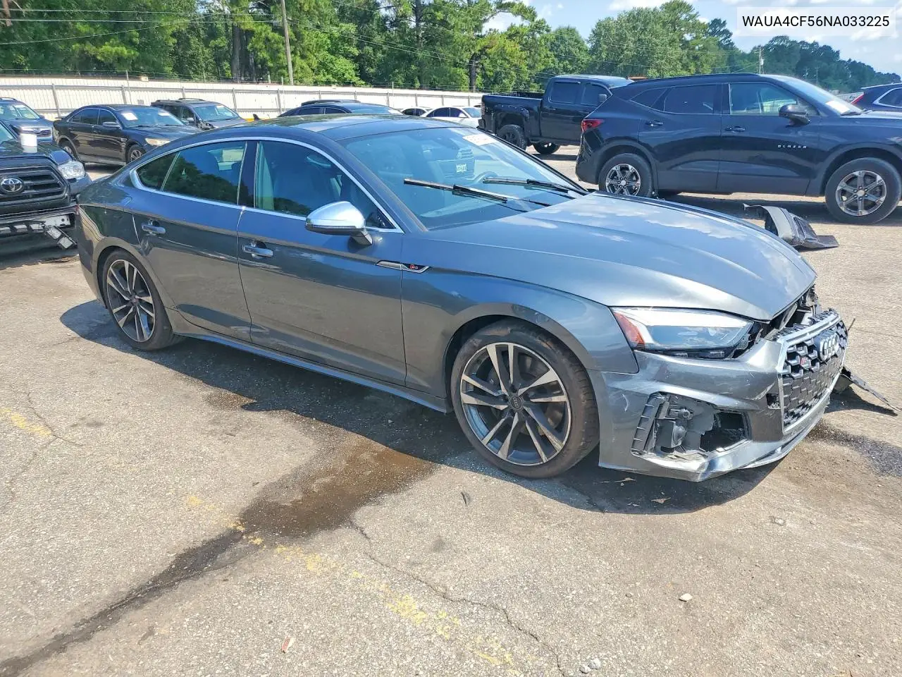 2022 Audi S5 Premium VIN: WAUA4CF56NA033225 Lot: 59191446
