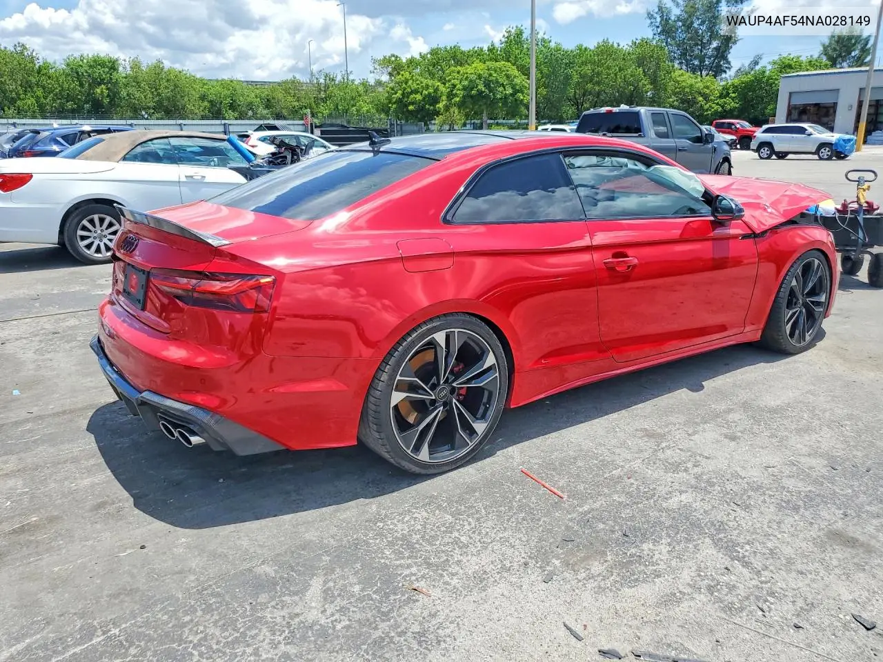 2022 Audi S5 Premium Plus VIN: WAUP4AF54NA028149 Lot: 59334176