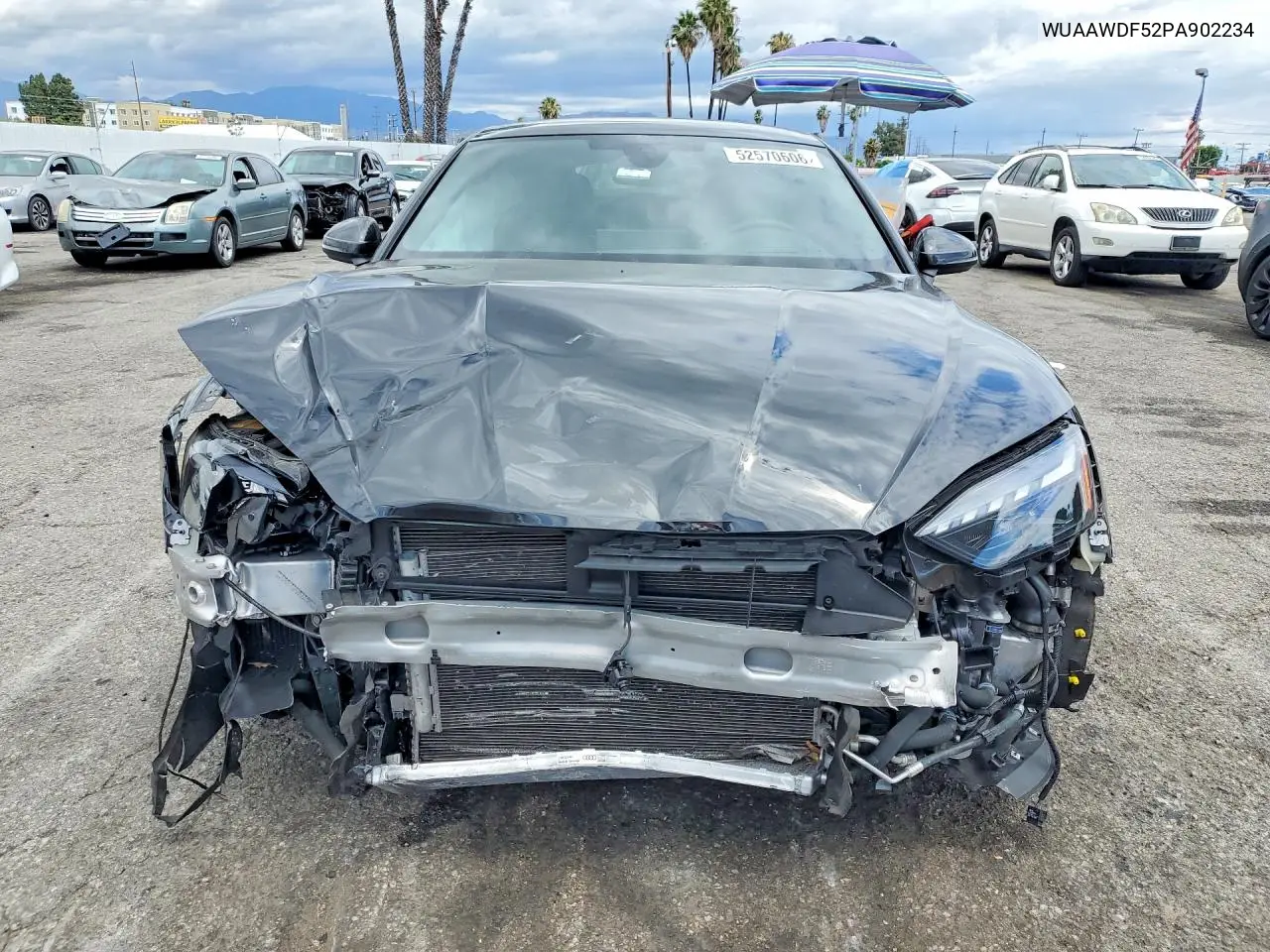 2023 Audi Rs5 VIN: WUAAWDF52PA902234 Lot: 52570606