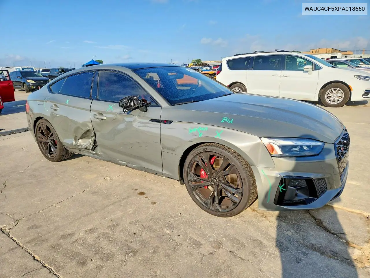 2023 Audi S5 Premium Plus VIN: WAUC4CF5XPA018660 Lot: 57323836