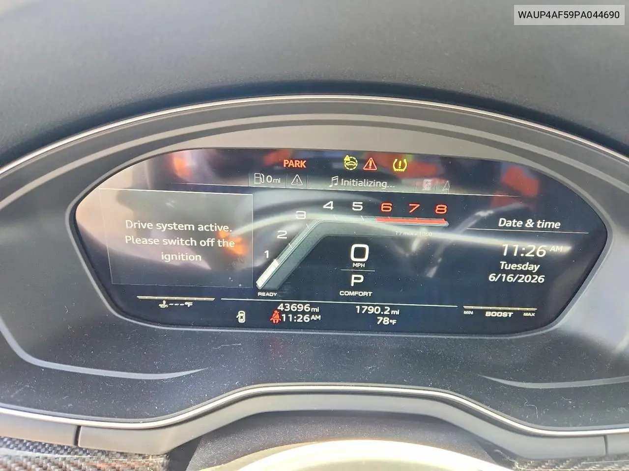 2023 Audi S5 Premium Plus VIN: WAUP4AF59PA044690 Lot: 57757106