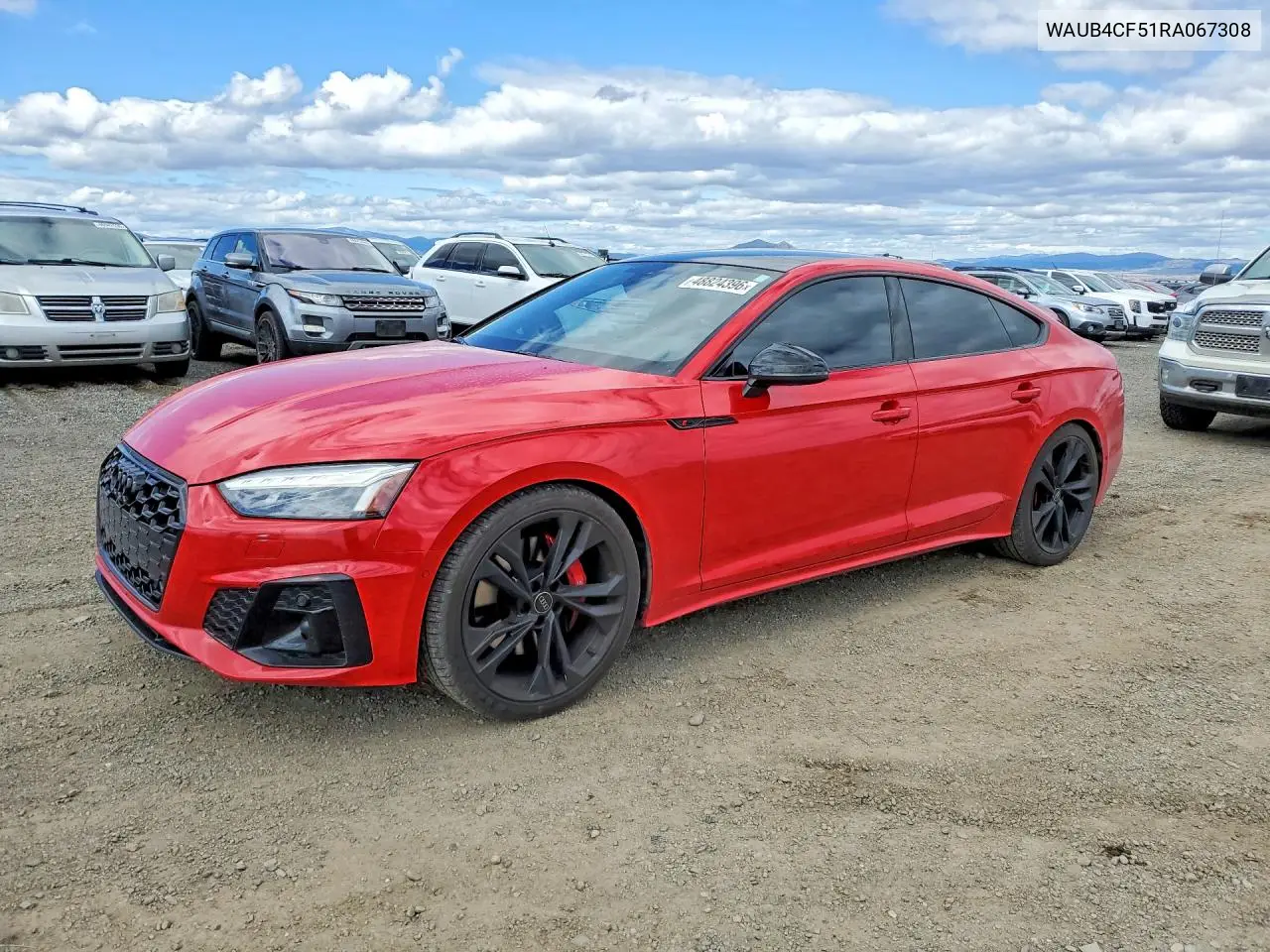 2024 Audi S5 Prestige VIN: WAUB4CF51RA067308 Lot: 48824396