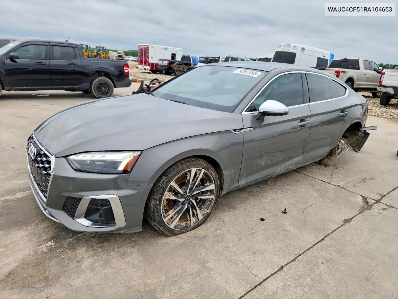 2024 Audi S5 Premium Plus VIN: WAUC4CF51RA104653 Lot: 50661086