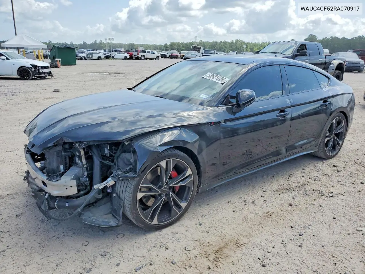 2024 Audi S5 Premium Plus VIN: WAUC4CF52RA070917 Lot: 58881286
