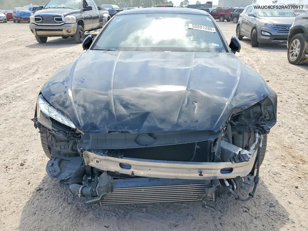 2024 Audi S5 Premium Plus VIN: WAUC4CF52RA070917 Lot: 58881286