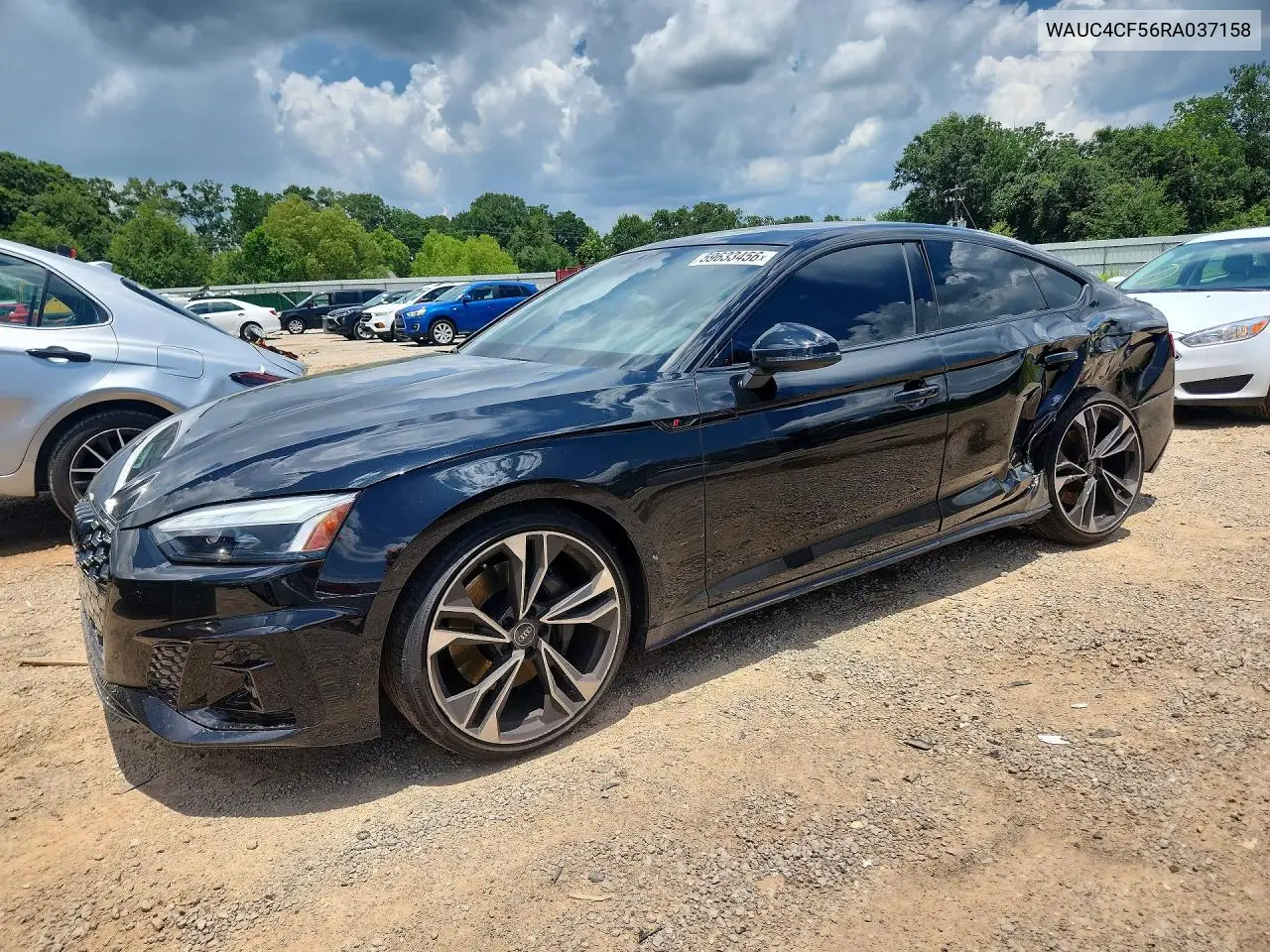 2024 Audi S5 Premium Plus VIN: WAUC4CF56RA037158 Lot: 59633456