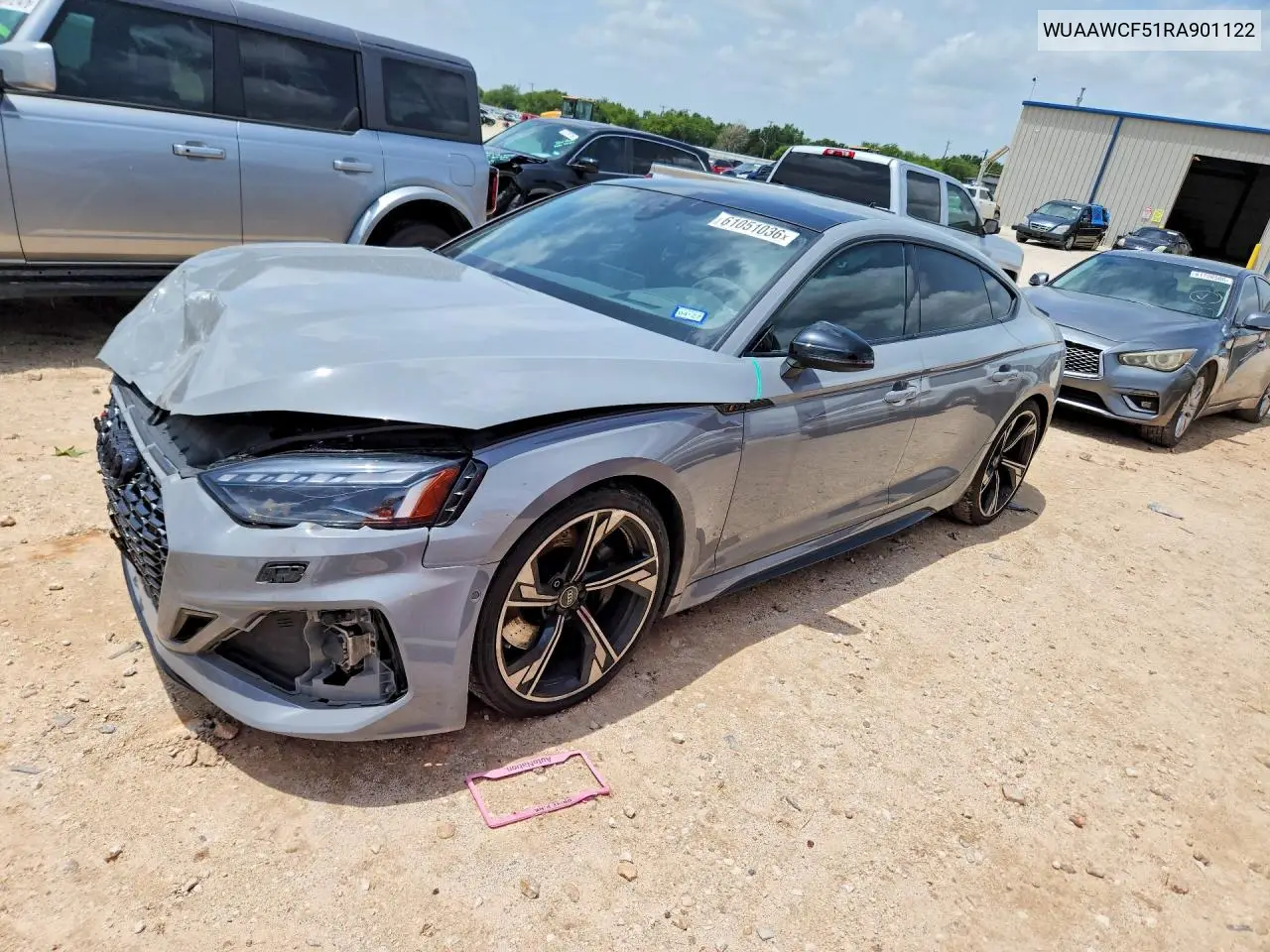 2024 Audi Rs5 VIN: WUAAWCF51RA901122 Lot: 61051036
