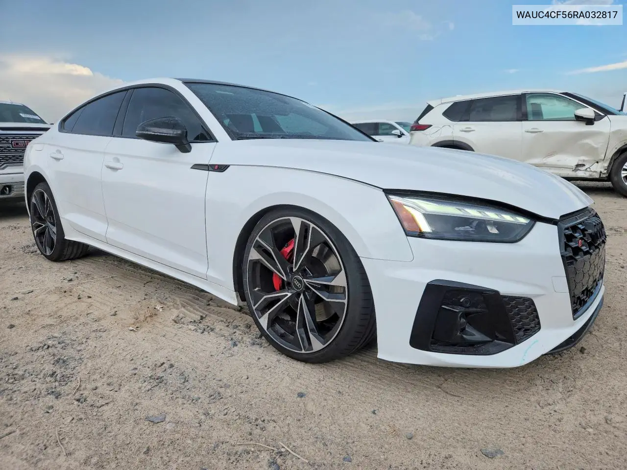 2024 Audi S5 Premium Plus VIN: WAUC4CF56RA032817 Lot: 85970005