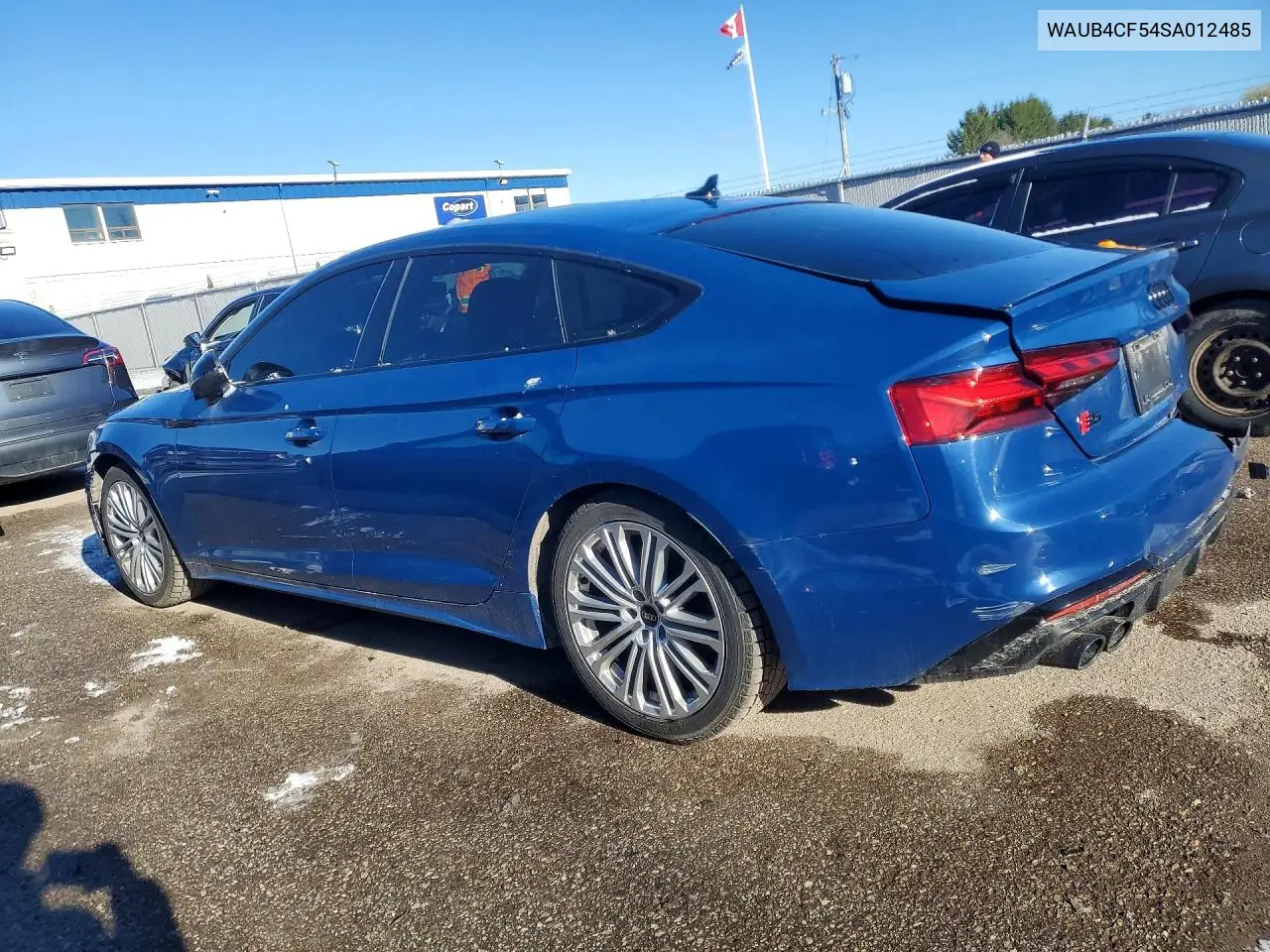 2025 Audi S5 Prestige VIN: WAUB4CF54SA012485 Lot: 48817716