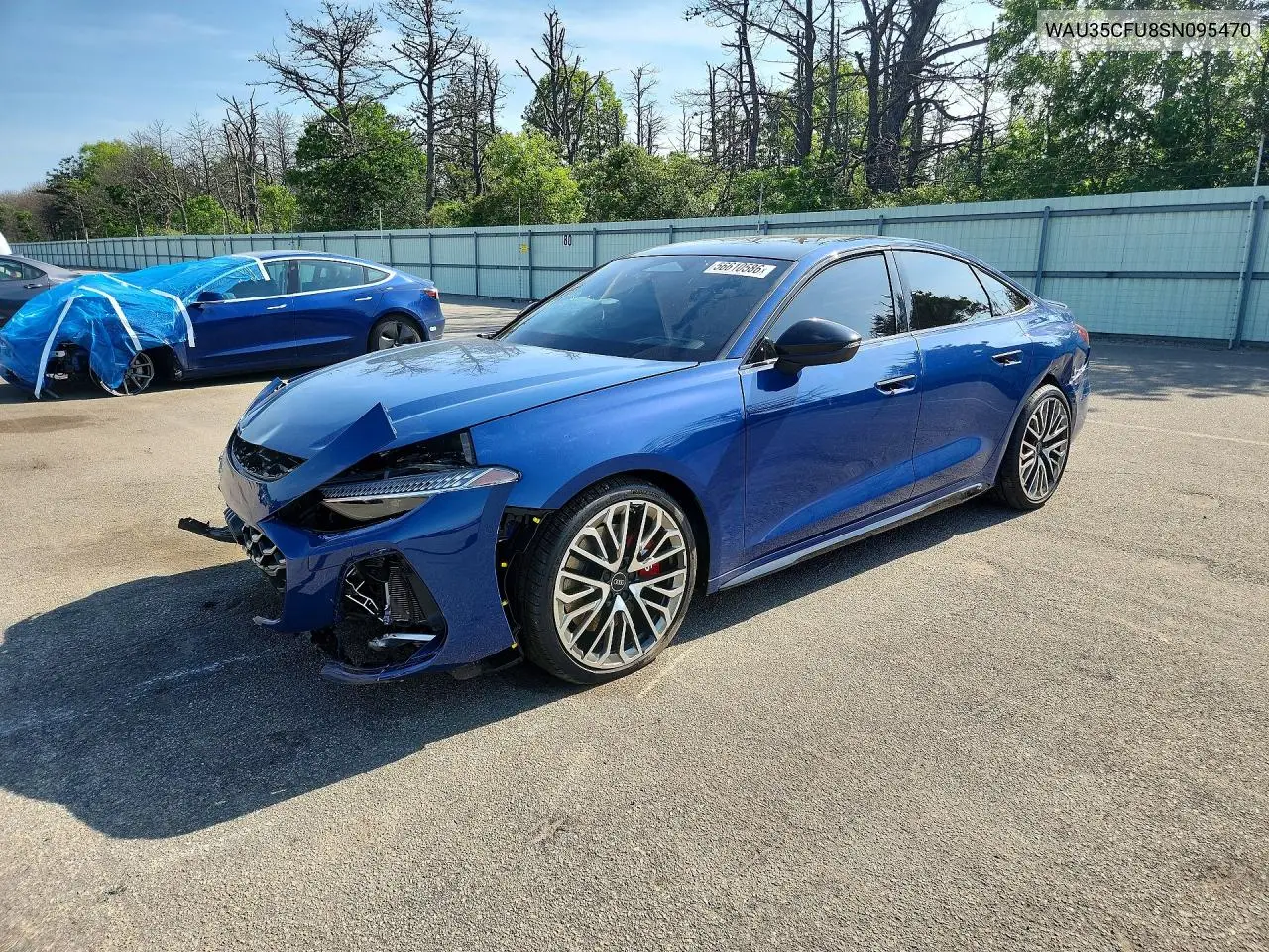 2025 Audi S5 Prestige VIN: WAU35CFU8SN095470 Lot: 56610586