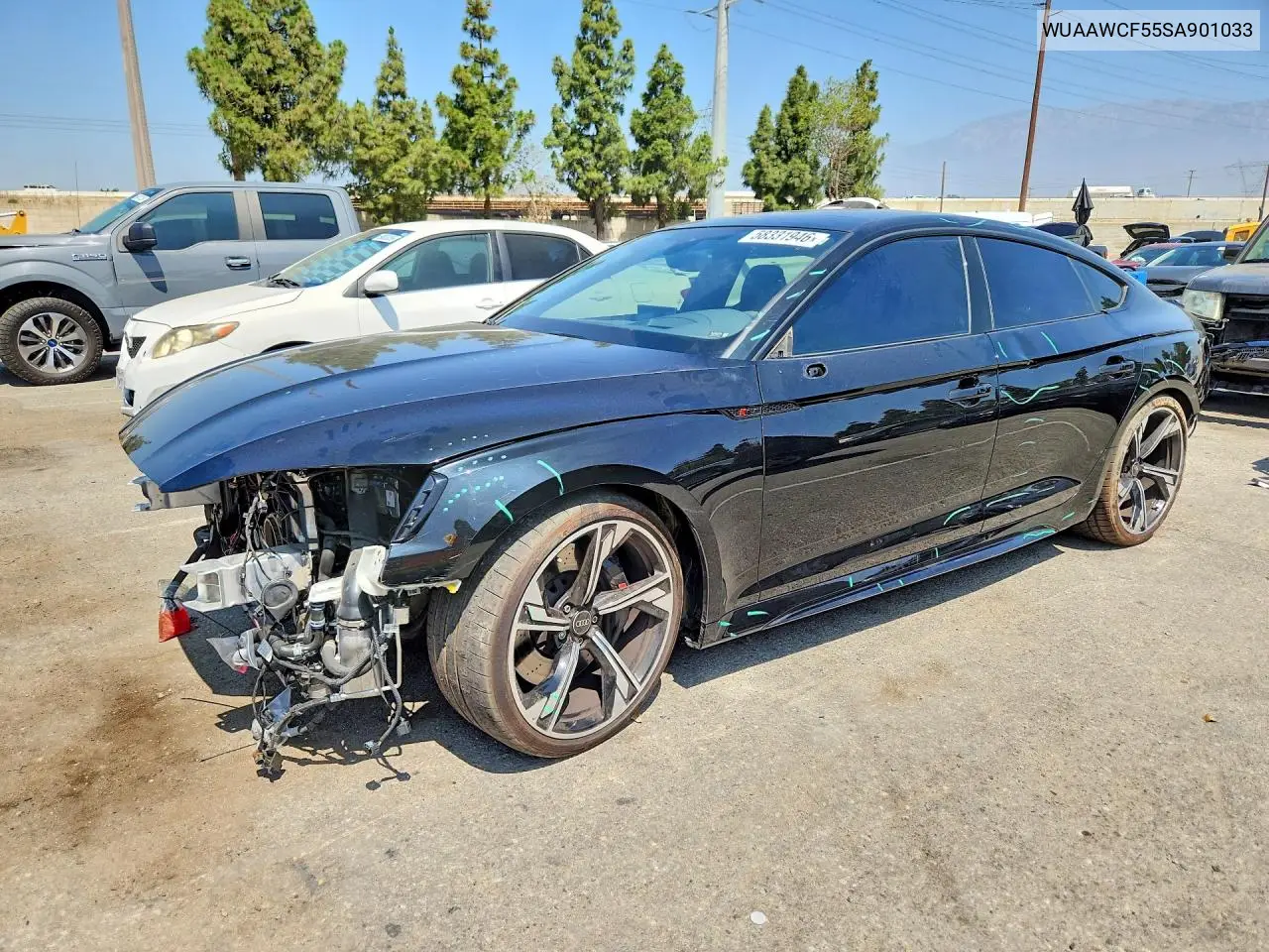 2025 Audi Rs5 VIN: WUAAWCF55SA901033 Lot: 58331946