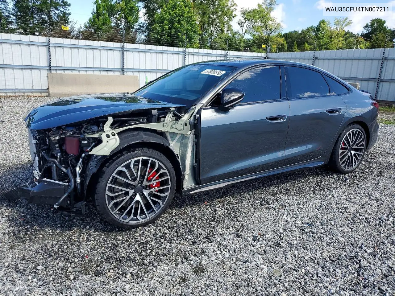 2026 Audi S5 Prestige VIN: WAU35CFU4TN007211 Lot: 57939516