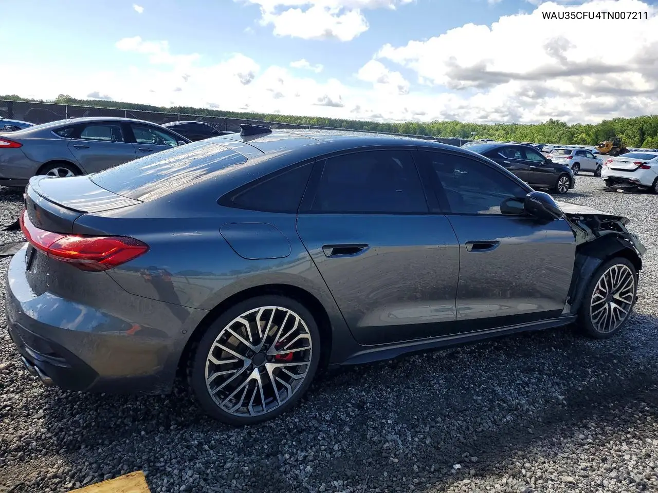2026 Audi S5 Prestige VIN: WAU35CFU4TN007211 Lot: 57939516