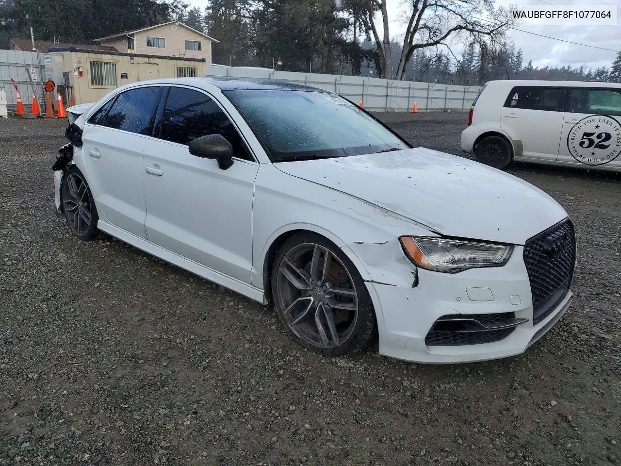 2015 Audi S3 Prestige VIN: WAUBFGFF8F1077064 Lot: 49571806