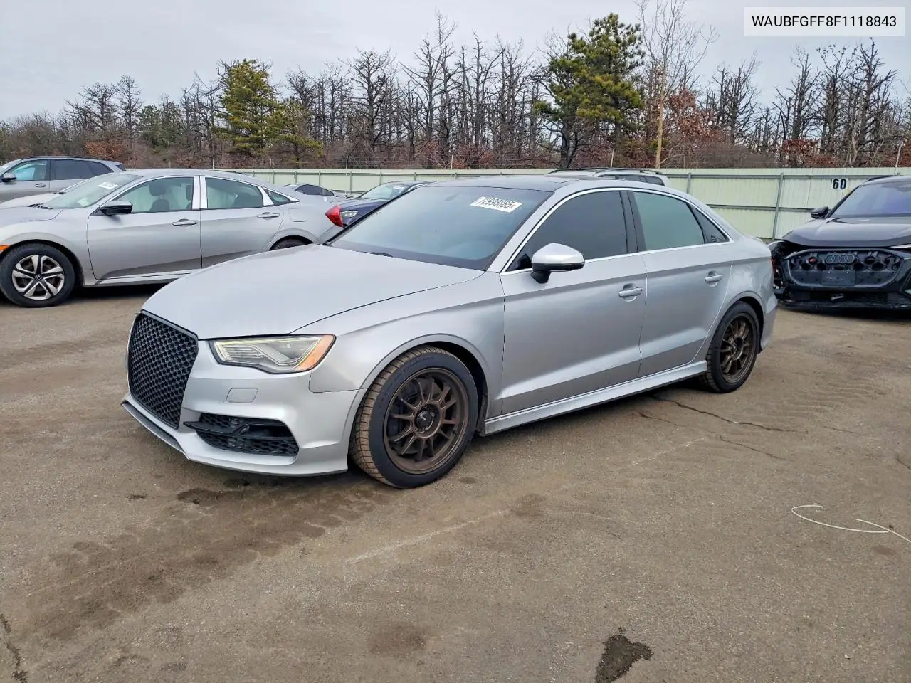 2015 Audi S3 Premium Plus VIN: WAUBFGFF8F1118843 Lot: 54447576
